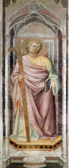 Saint, fresco in Basilica of Santa Croce (Basilica of the Holy Cross) in Florence, Italy