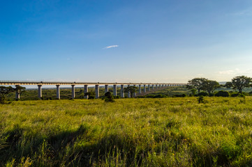 View of the viaduct of the Nairobi