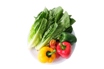 Green, red, yellow vegetables that are beneficial to the body