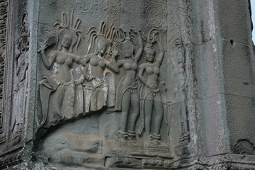 Stone Carvings at Angkor Wat