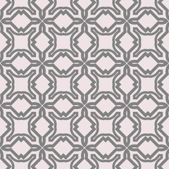 Abstract Repeat Backdrop With Lace geometric Ornament. Seamless Design For Prints, Textile, Decor, Fabric. Super Vector Pattern. Beige color