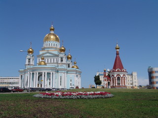 The Cathedral of St. Theodore Ushakov in Saransk, Russia