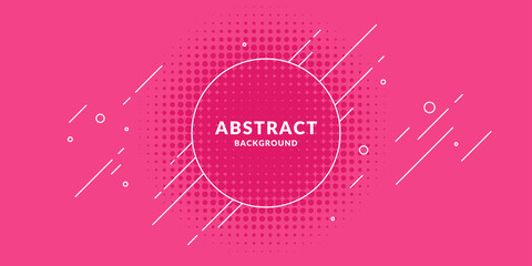 Abstract vector background with geometric shapes in flat style.