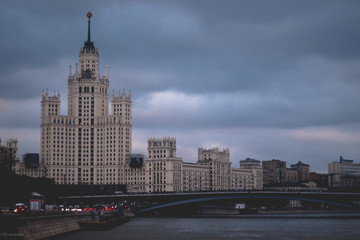 Fototapeta na wymiar Moscow view