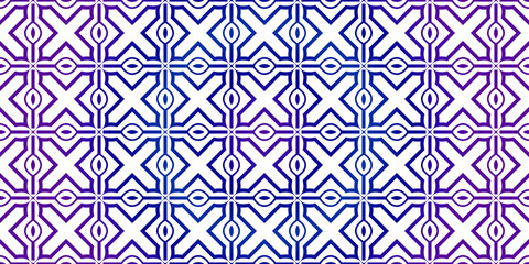 Bright And Colorful Backgrounds Or Digital Papers. Backdrop. Vector Illustration. For Design, Wallpaper, Fashion, Print. Seamless Pattern With Abstract Geometric Style. Blue purple gradient