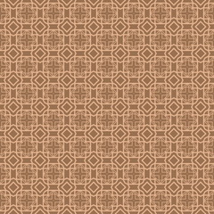 Beautiful Seamless Geometric Ornament Vector Illustration. Abstract. Paper For Scrapbook. Bright beige color