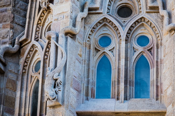 Vue de la sagrada familia