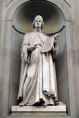Leon Battista Alberti, statue in the Niches of the Uffizi Colonnade. The first half of the 19th...