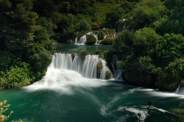Fototapeta na wymiar KRKA-Waterfalls