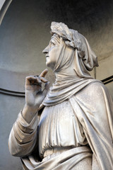 Francesco Petrarca in the Niches of the Uffizi Colonnade. The first half of the 19th Century they...