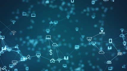 Technology iot concept.