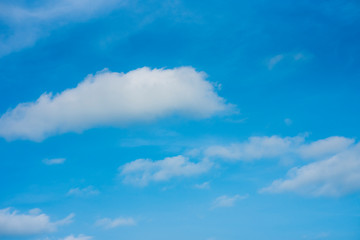 Obraz na płótnie Canvas Blue sky and white clouds