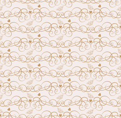 retro seamless floral pattern