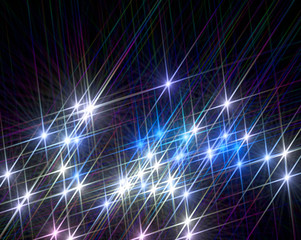 Fototapeta premium Stars on a dark background