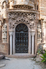 Benalmadena, Andalusia, Spain - March 4th, 2019: part of Castillo de Colomares. It's a kind of a...