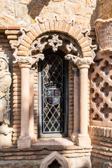 Benalmadena, Andalusia, Spain - March 4th, 2019: part of Castillo de Colomares. It's a kind of a...