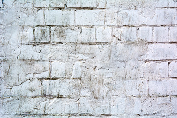 old brick white  wall style texture background