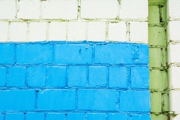 texture blue wall brick background
