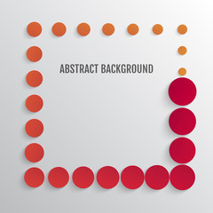 Bright abstract background with circles.