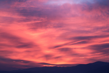  Sunrise with sky and clouds