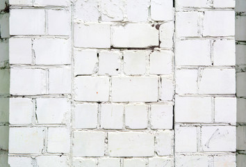 old brick white  wall style texture background