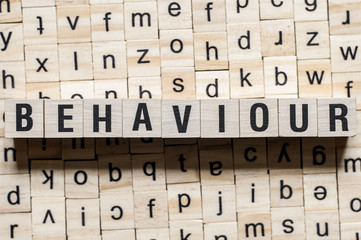 Behaviour word concept