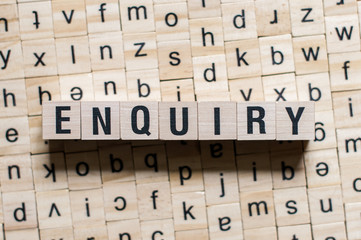 Enquiry word concept