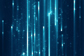 Abstract digital science fiction background