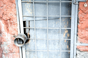 door texture. metal old door.