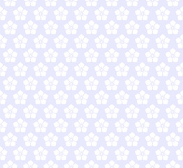 Seamless balloon flower Pattern, Japanese Pattern, Vector Graphics, 桔梗模様
