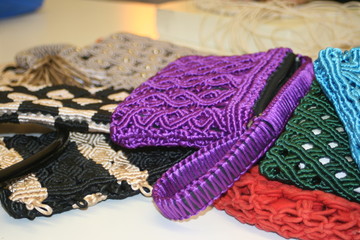 Beautiful macrame bag with your own hands