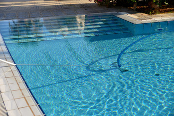swimming pool in hotel