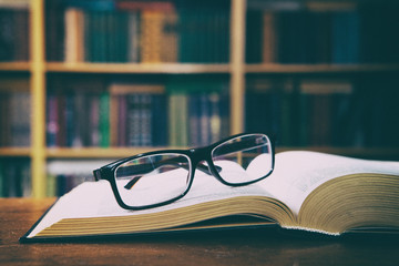 Old books in the Library 