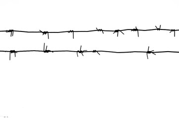 barbed wire abstract background