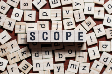 Scope word concept