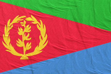 Eritrea flag waving