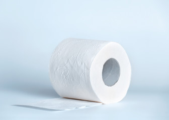Toilet paper roll single.