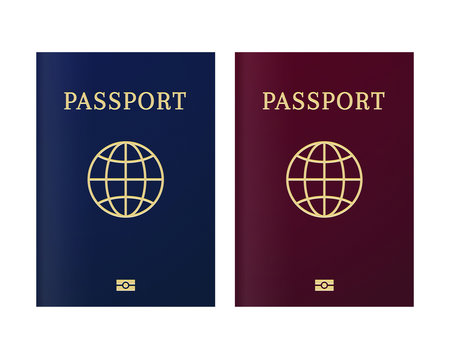 Passport Cover Vector Stock Illustrations – 3,154 Passport Cover
