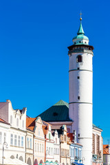 historic architecture Domazlice, Czech Republic