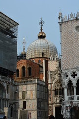 Fototapeta na wymiar View of St. Mark's Basilica