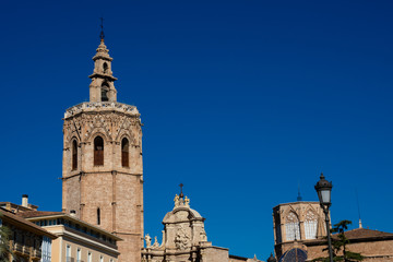 Bell Tower of the Valencia Cathedral (El Miguelete o Torre del Micalet). Valencia, Spain