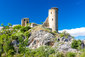 Fototapeta na wymiar Chateau de l Hers near Chateauneuf-du-Pape