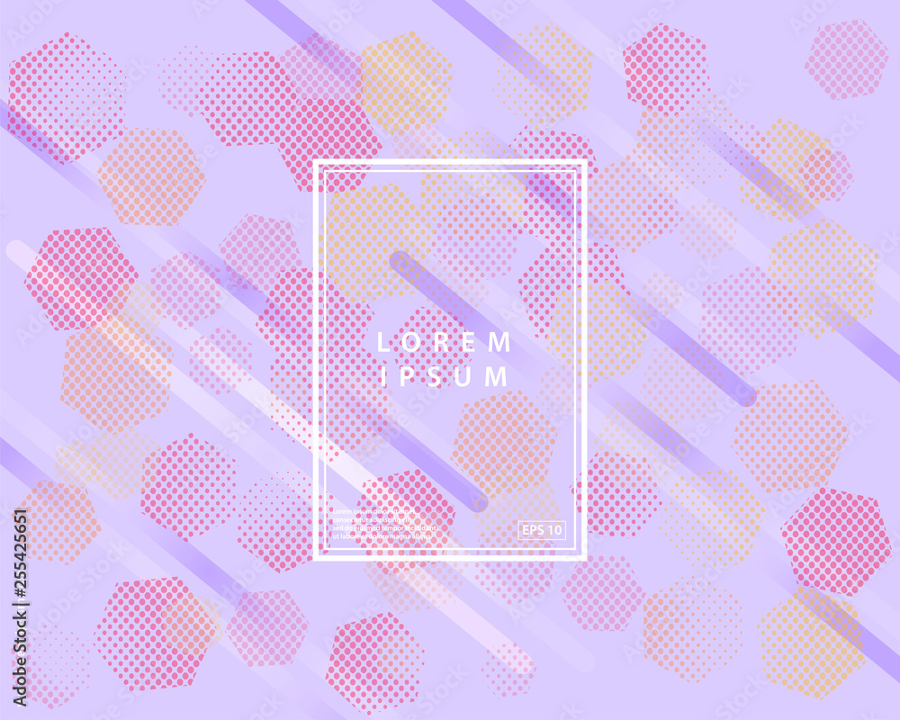 Leinwandbilder modern colorful abstract geometric background. geometric shapes abstract composition. gradient vecto