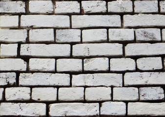 white brick wall