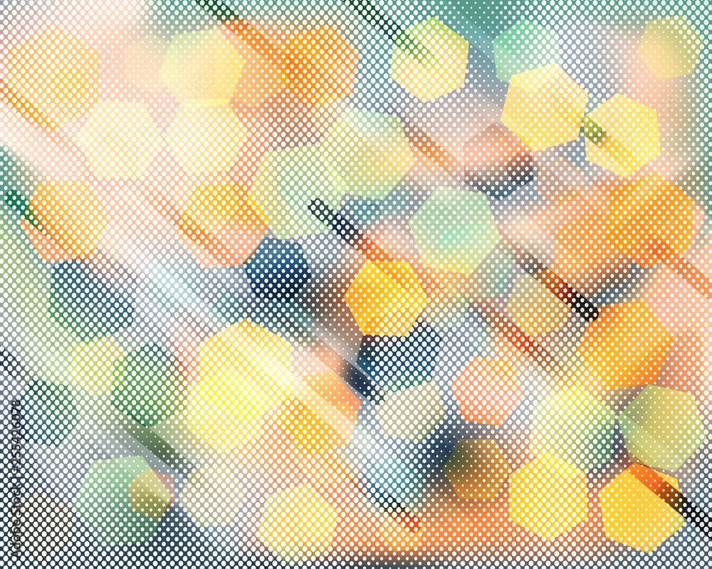 Leinwandbilder Modern colorful abstract geometric background. Geometric shapes abstract composition. Gradient vector background design. Eps10 vector