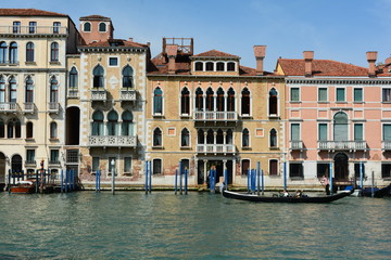 Obraz na płótnie Canvas Views of Venice from the Grand Canal
