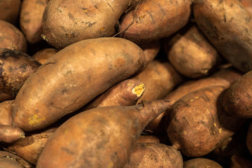 potatoes at the market