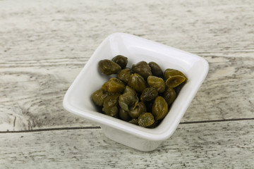 Capers in the bowl