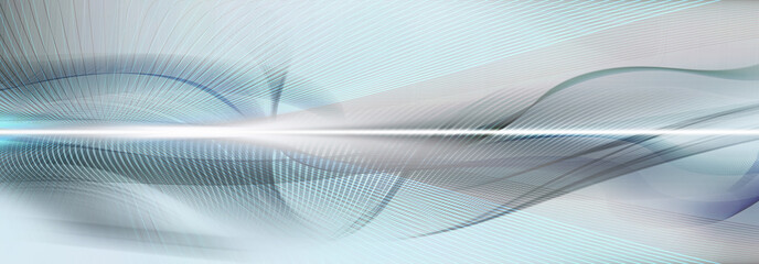 linien wellen raum bewegung banner