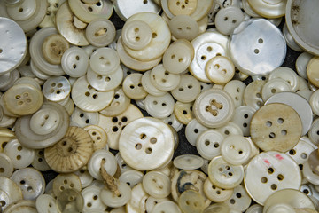 Obraz premium Botões brancos